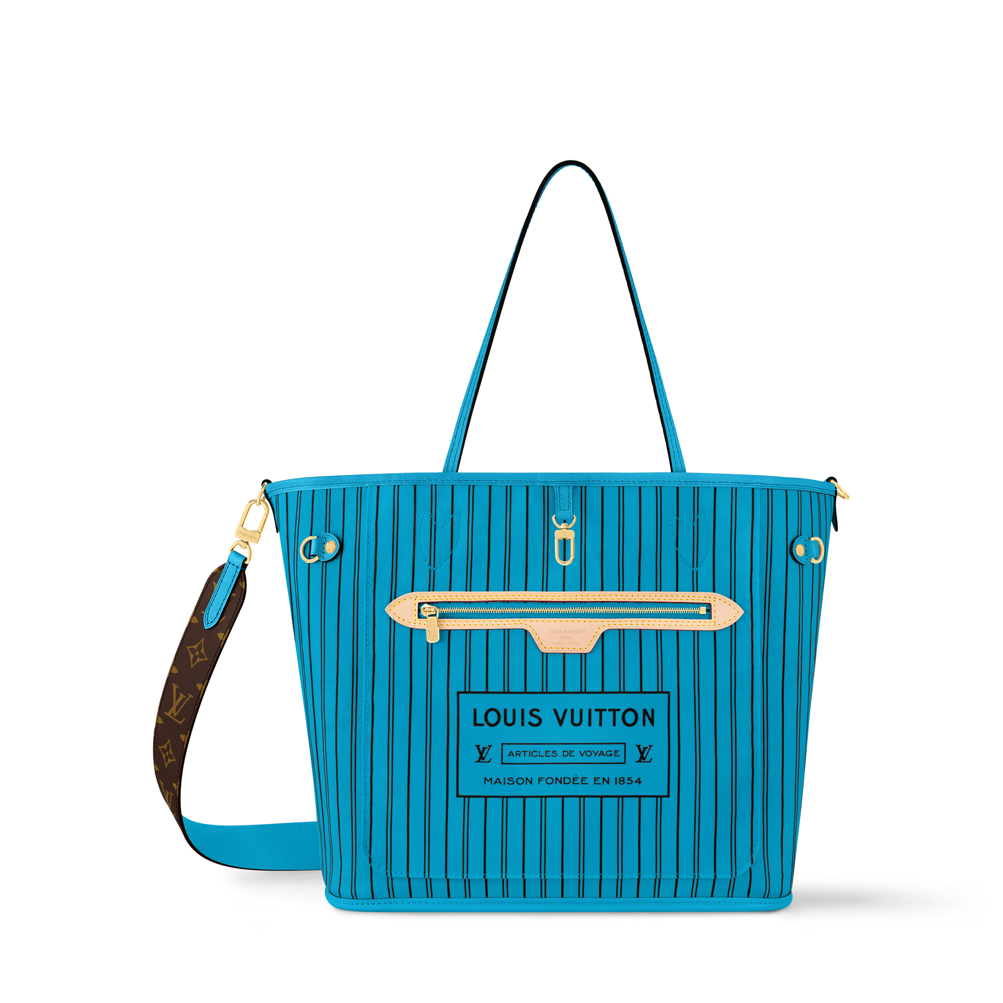 Neverfull Bandoulière Inside Out MM Monogram Canvas - Handbags